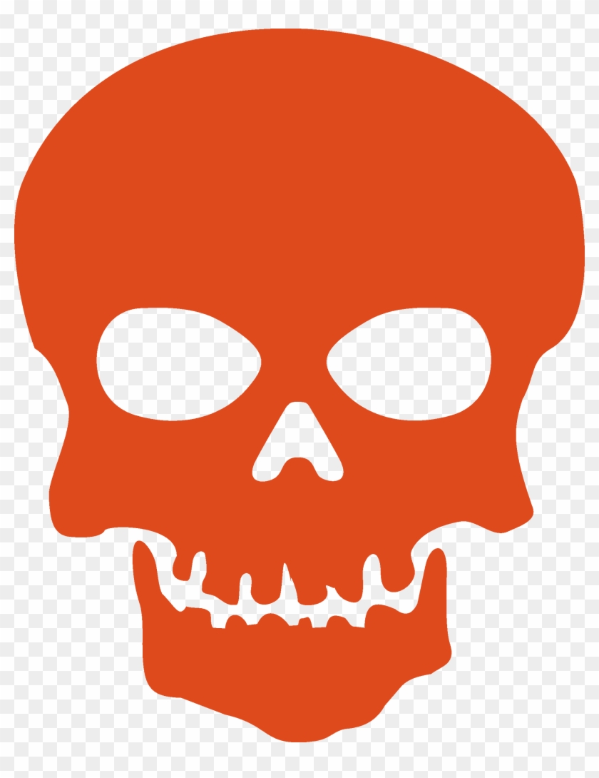 Skull - Skull Head Vector Png Clipart
