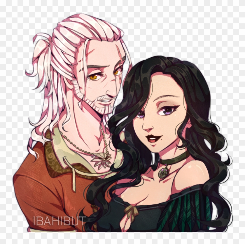 “papa Geralt & Mama Yennefer - Геральт И Йеннифер 1080 Clipart