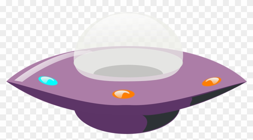 Spaceship Ufo Cartoon Retro Art Png Image - Alien Ufo Clipart Transparent