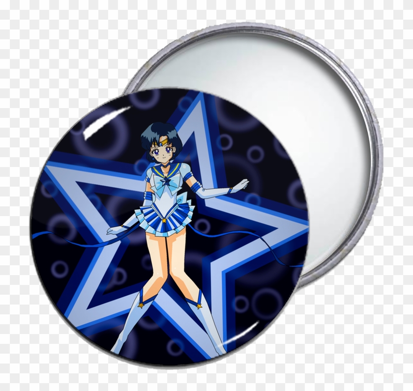 Sailor Mercury Pocket Mirror - Sailor Mercury Clipart #3917530