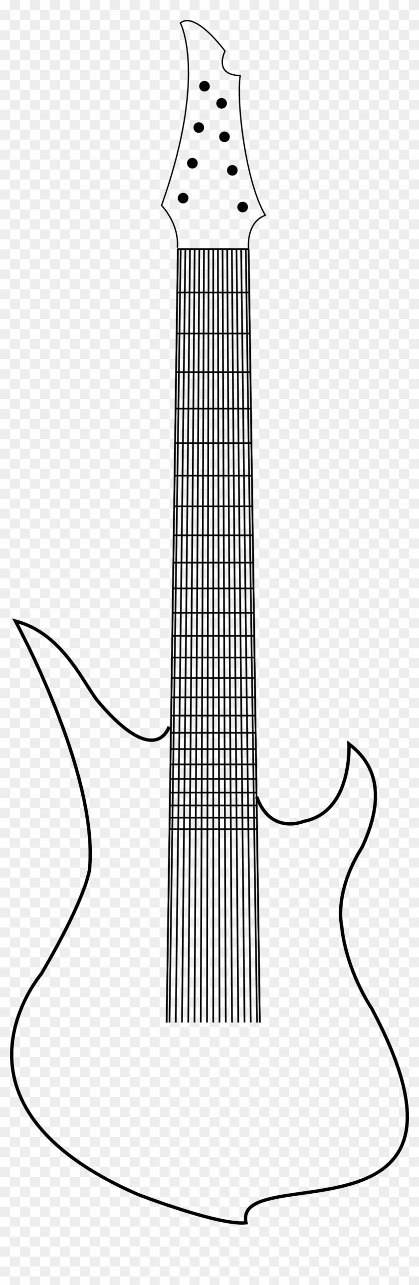 Random Stuff At - Headstock Guitar 8 Strings Clipart #3917588