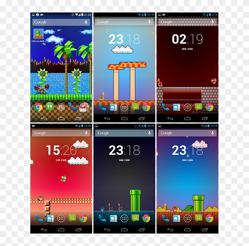 8 Bit Live Wallpaper 667990 Clipart