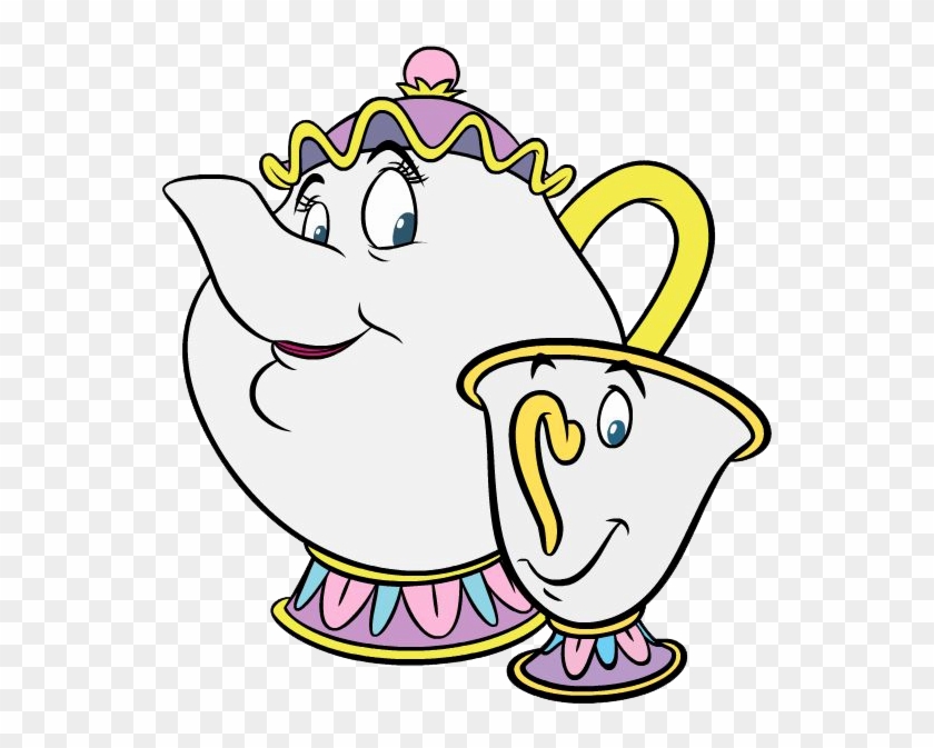 Potts With Chip Pott - Personagens Da Bela Ea Fera Clipart