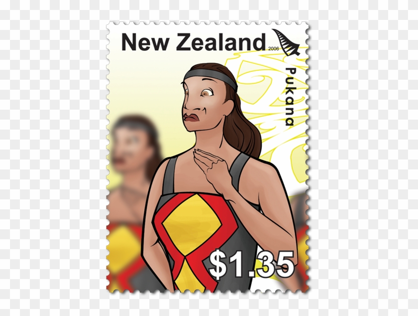 Single Stamp - New Zealand Maori Stamp 2006 Clipart