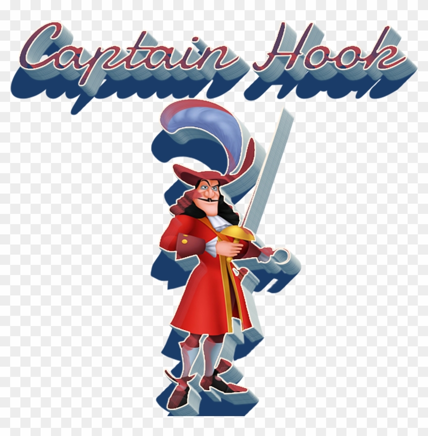Captain Hook Png Transparent Background - Cartoon Clipart #3918539