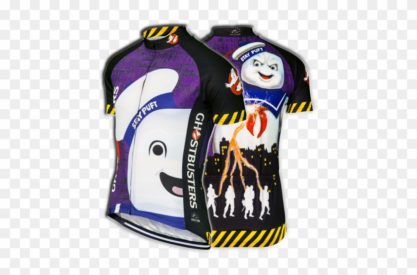 Ghostbusters Stay Puft Cycling Jersey - Ghostbusters Cycling Jersey Clipart #3918975
