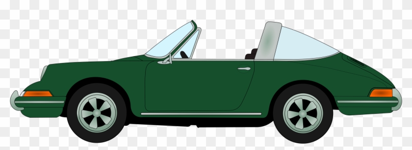Porsche 911 Targa Profile - Porsche 911 Targa Drawing Clipart #3919204