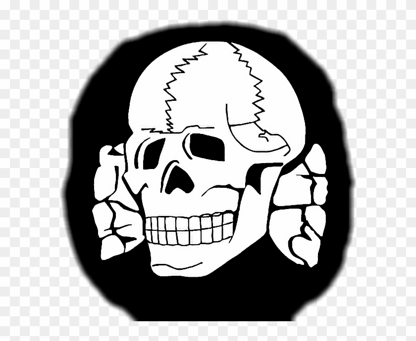 Totenkopf Sticker - Ss Totenkopf T Shirt Clipart #3919662