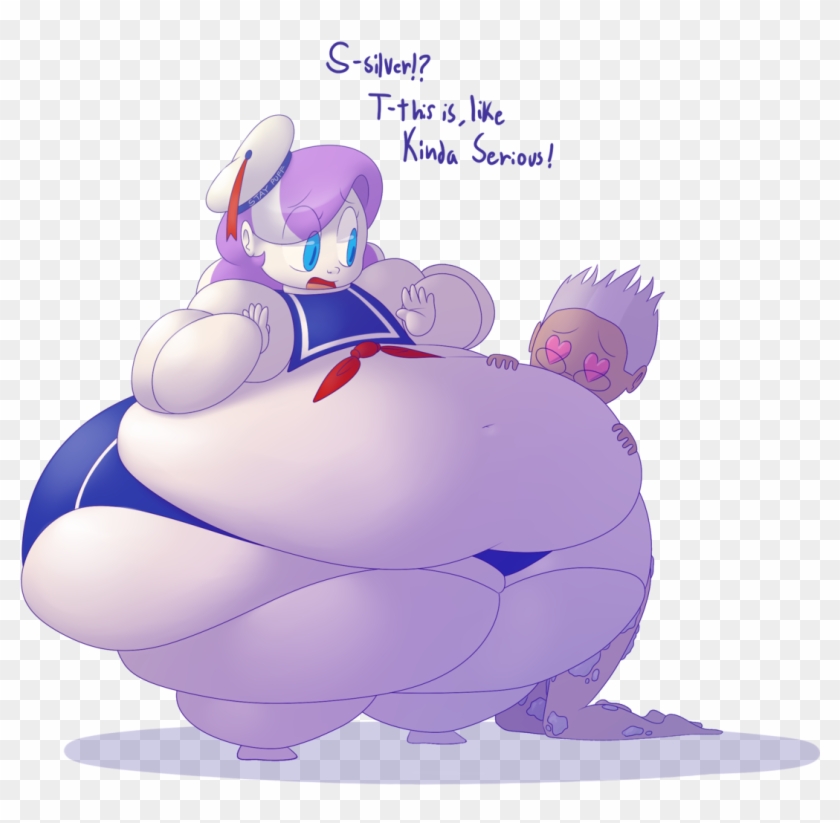 Secretgoombaman12345, Ask Chubby Diamond, Bbw, Belly, - Stay Puft Marshmallow Man Inflation Clipart