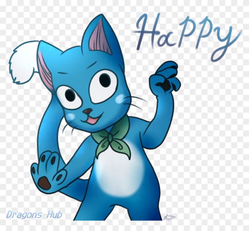 #fairytailhappy Hashtag On Twitter - Cartoon Clipart #3919790
