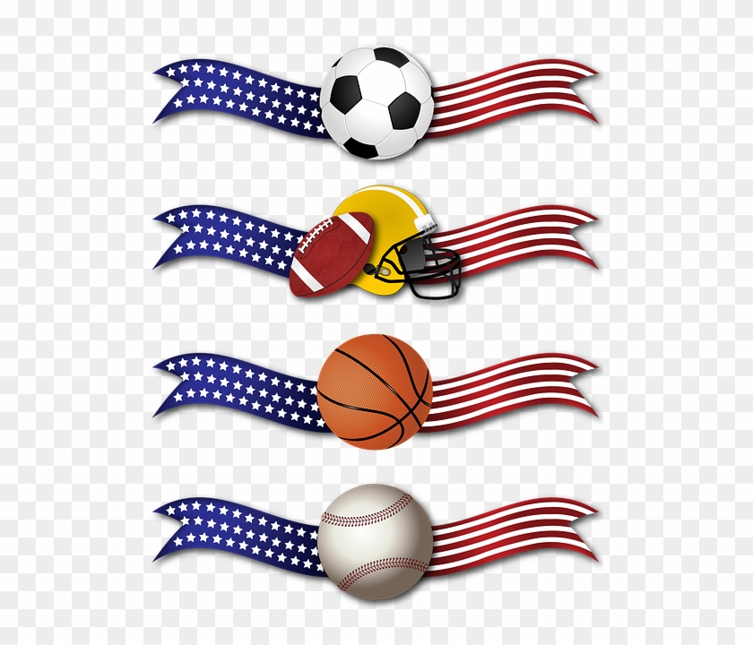 Banner, Sports, Ribbon, Soccer, Football, Basketball - Banner De Beisbol Png Clipart #3919889