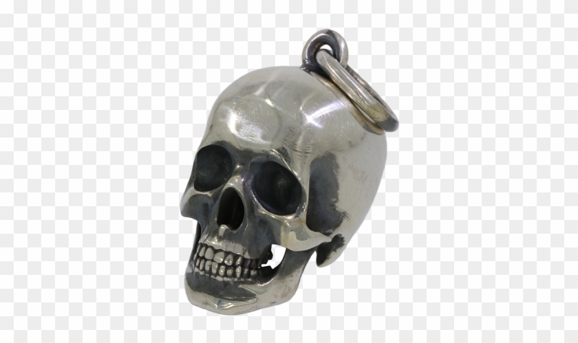 Anhänger Totenkopf 925er Silber Geschwärzt - Skull Clipart