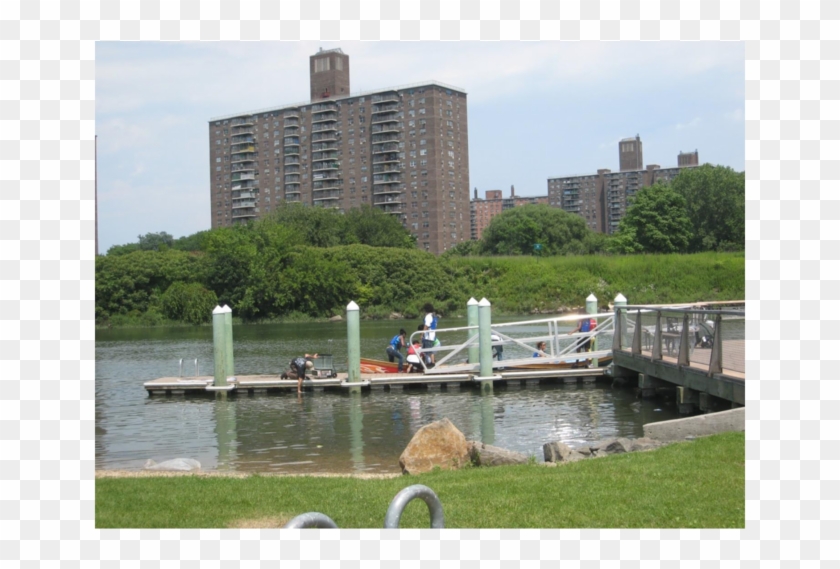 Boat Dock On Bronx River - Tower Block Clipart