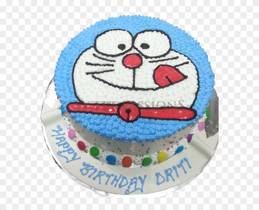 Doreamon Face Shape - Birthday Cake Clipart