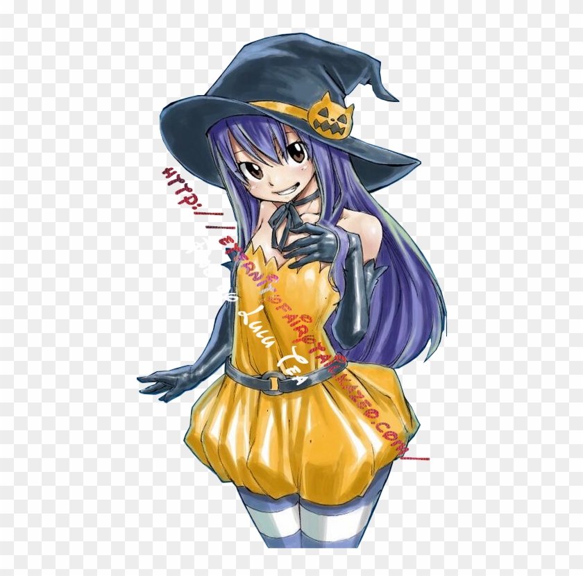 Png Wendy Halloween By Lulu Tea - Art Wendy Marvell Hiro Mashima Clipart #3921417