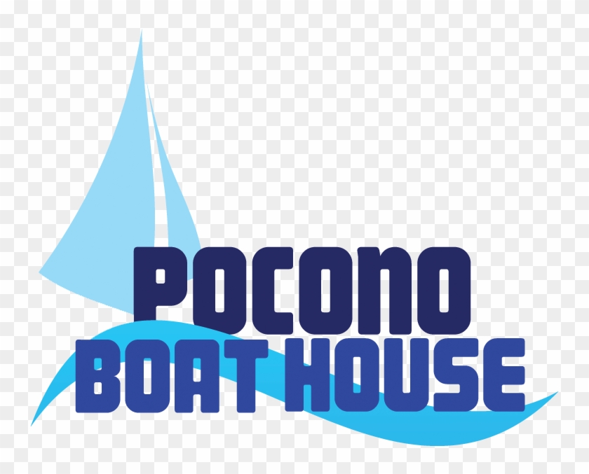 The Pocono Boat House - Graphic Design Clipart #3922097