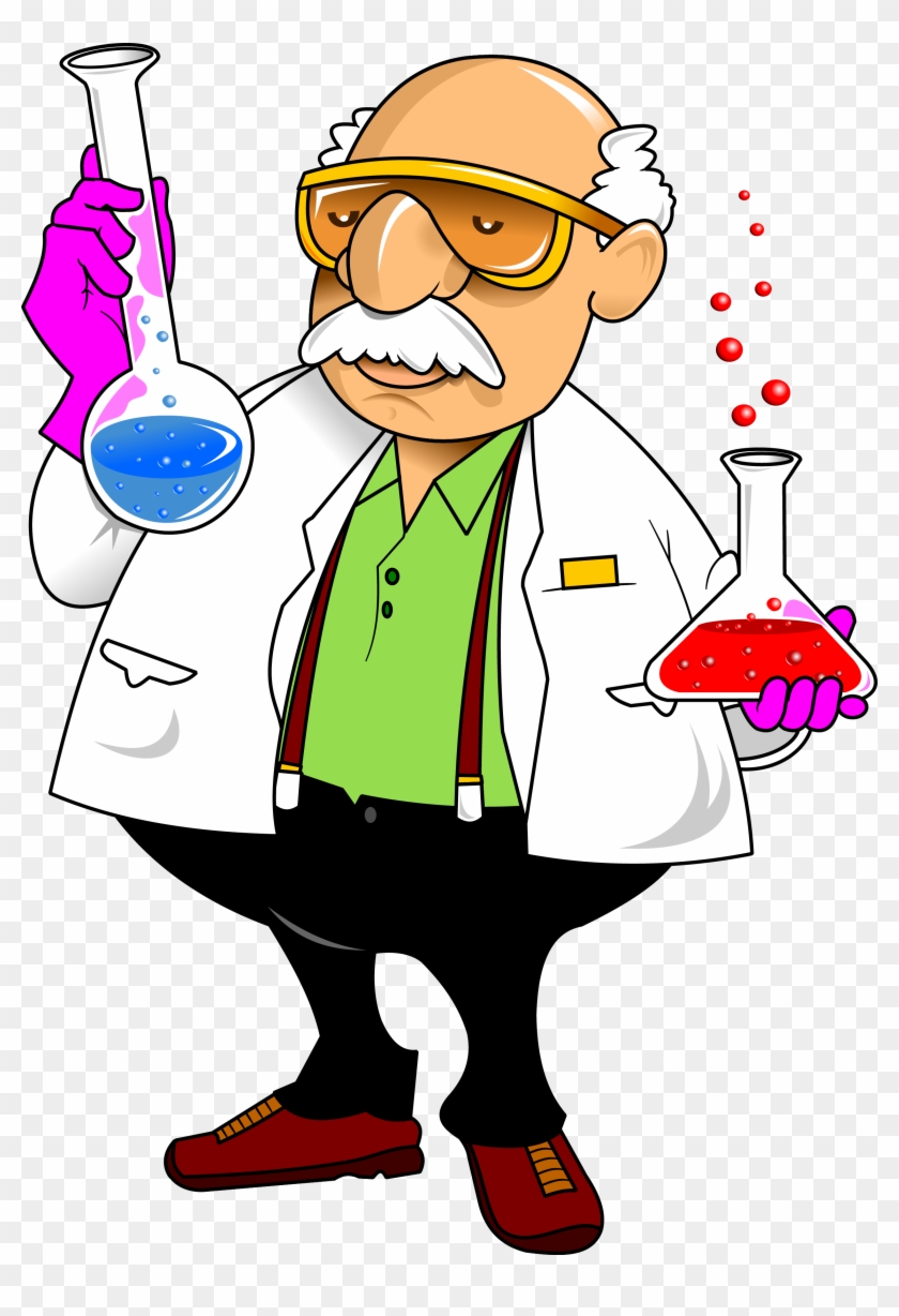 Laboratory Chemistry Cartoon Science - Chemistry Cartoon Clipart