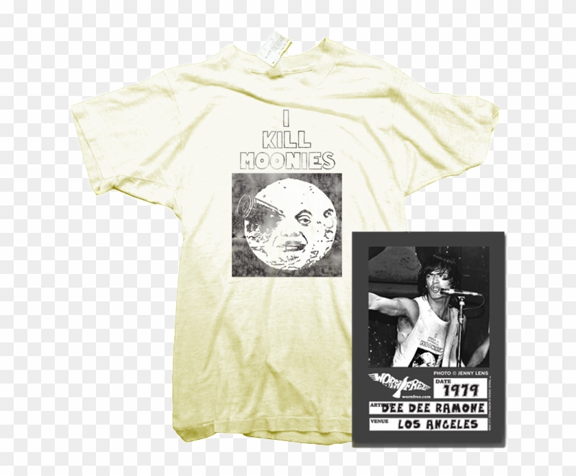 Worn Free Celebrates Dee Dee Ramone - Dee Dee Ramone I Kill Moonies Clipart