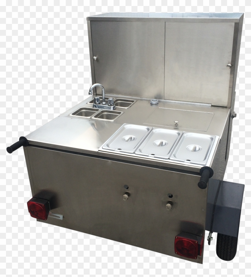 The Cash Cow Hot Dog Cart - Barbecue Grill Clipart