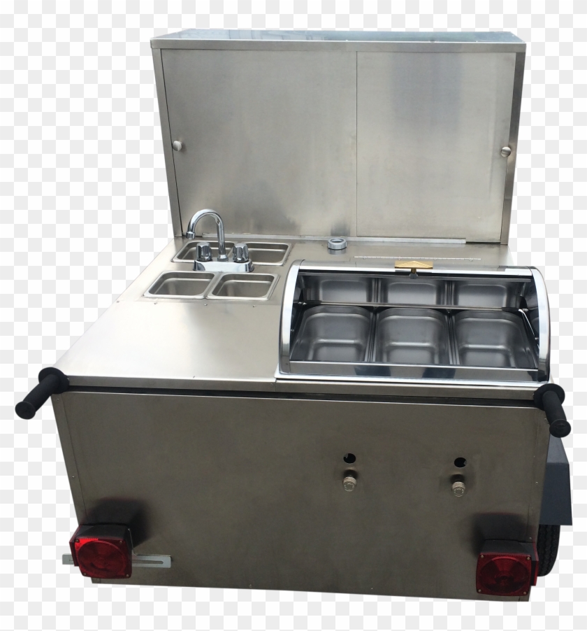 The Cash Cow Hot Dog Cart - Barbecue Grill Clipart