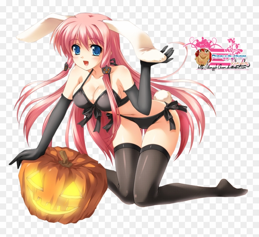 Hot Anime Girl Mangaka Halloween Ecchi Sexy Picture - Ecchi Halloween Clipart #3923696