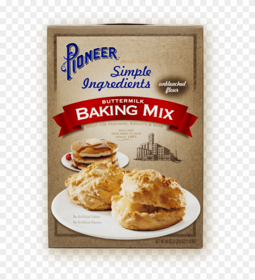 Pioneer Buttermilk Biscuit & Baking Mix Simple Ingredients - Dish Clipart #3923818