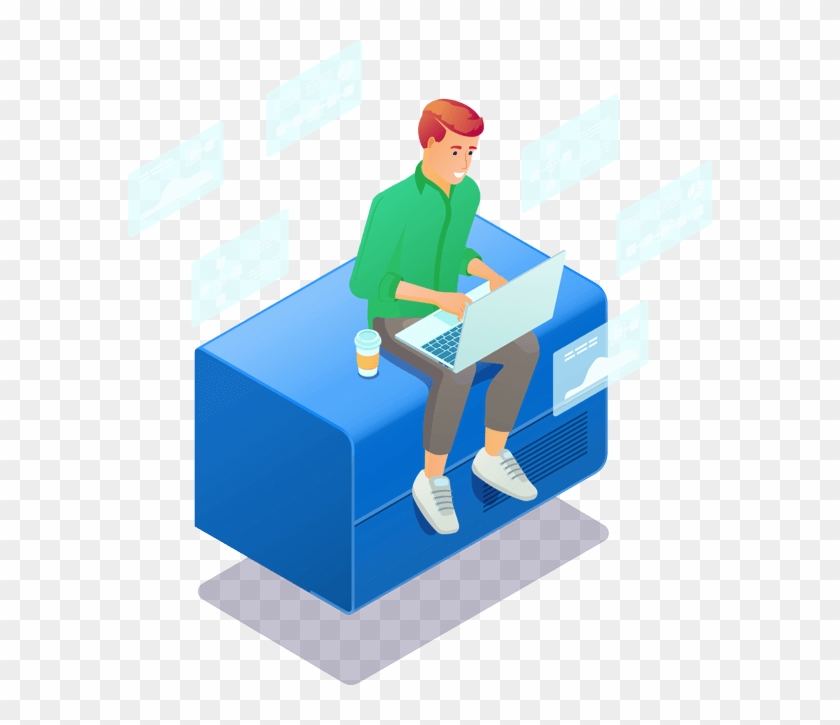 Check It Out - Sitting Clipart #3924018