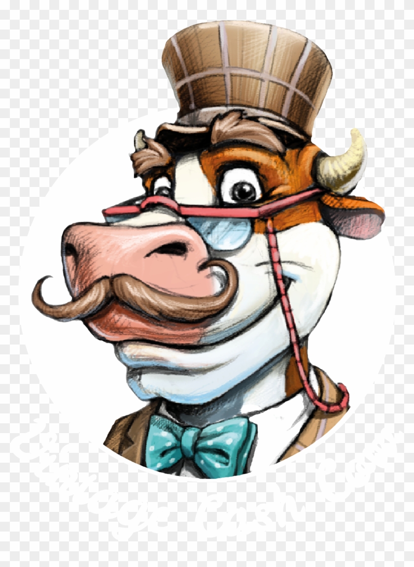 Vintage Cash Cow Clipart