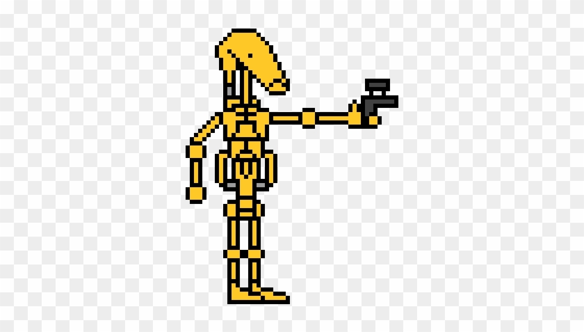 B1 Battle Droid - Cartoon Clipart