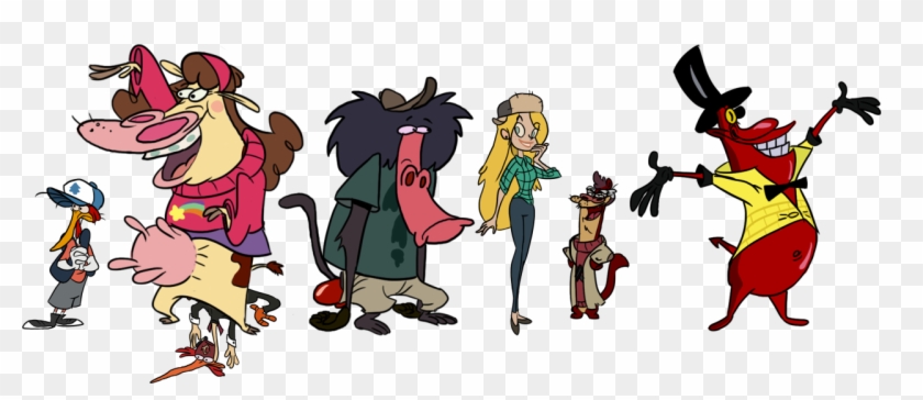 Cattle Mammal Cartoon Vertebrate Horse Like Mammal - Cow And Chicken Cartoon Characters Clipart