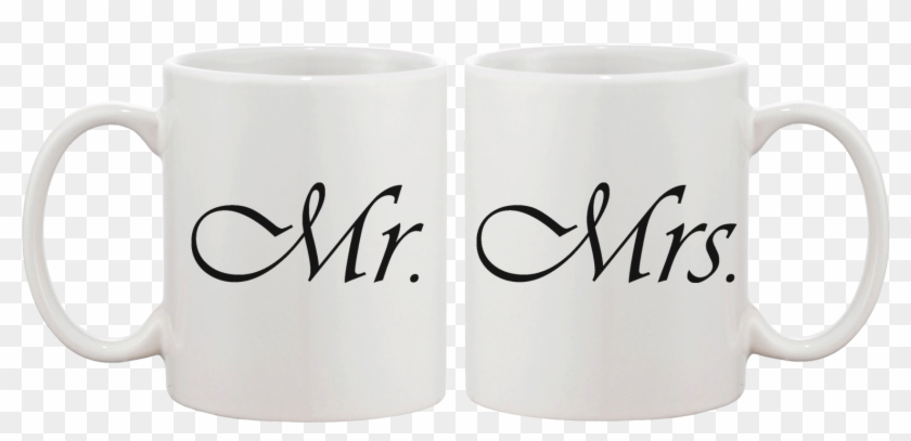 Cute Mr And Mrs Couple Mugs - Beaute Mori Clipart #3924553