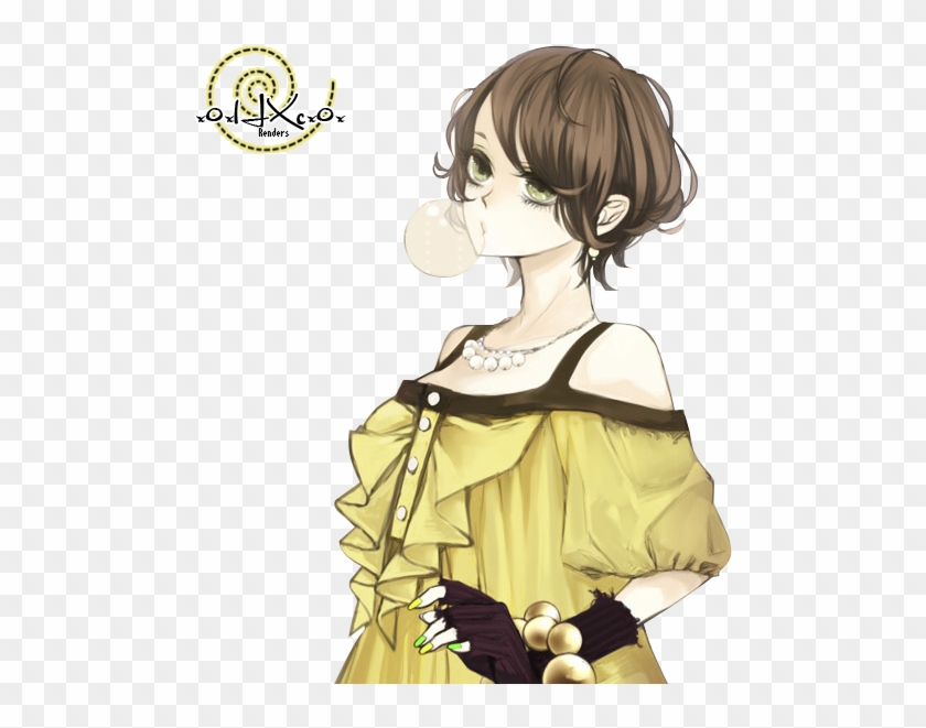 Mature Anime Girl Clipart