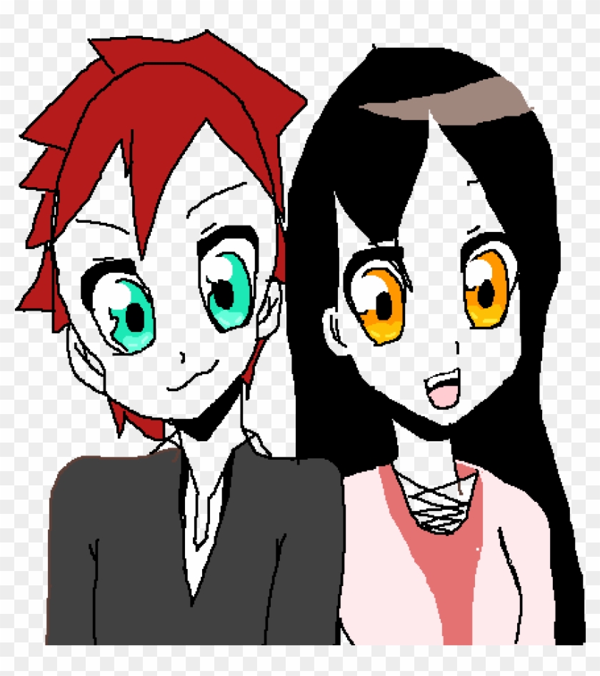 What A Cute Couple - Cartoon Clipart