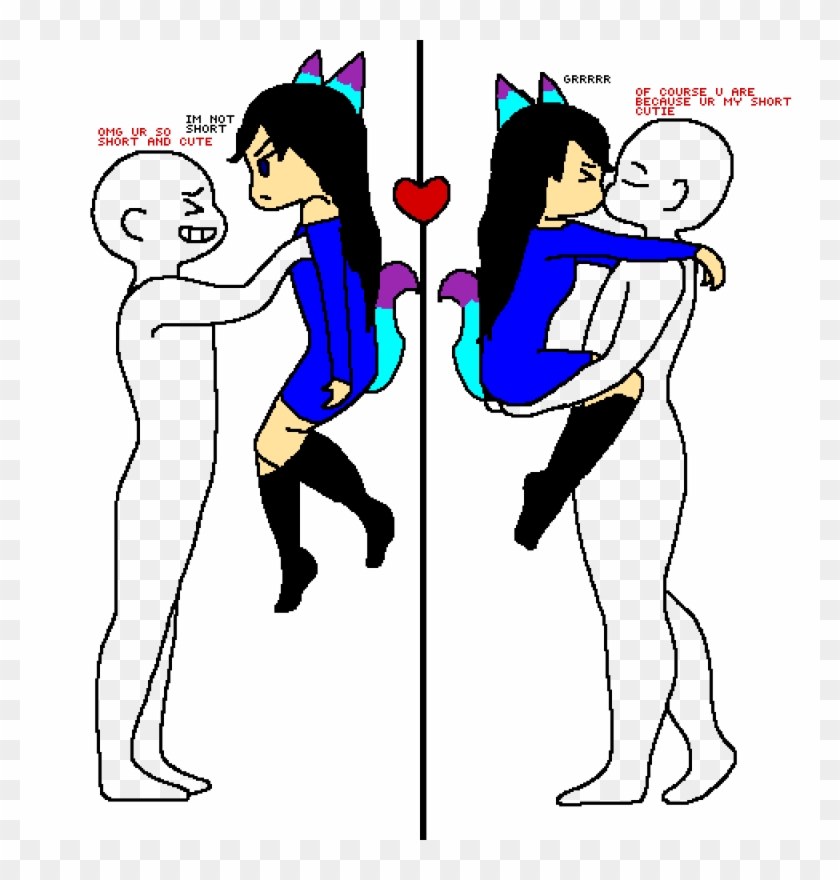 Cute Couple Collab - Cartoon Clipart #3924713