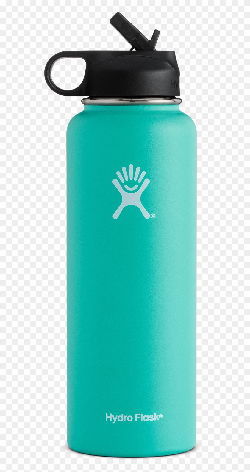 Hydro Flask 40oz Wide Mouth Insulated Water Bottle - Hydro Flask With Straw Clipart #3924881