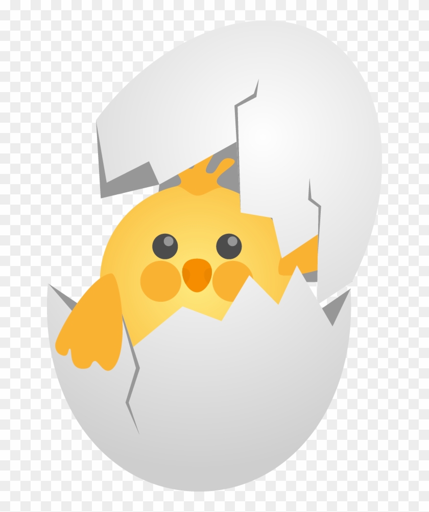 Vector Black And White Download Chick Vector Chicken - 雞蛋 破 卡通 Clipart