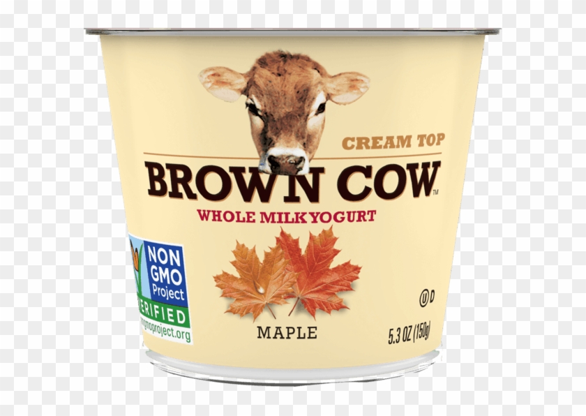 Brown Cow Cream Top Small Cup Yogurt Offer - Brown Cow Yogurt Plain Clipart #3924908