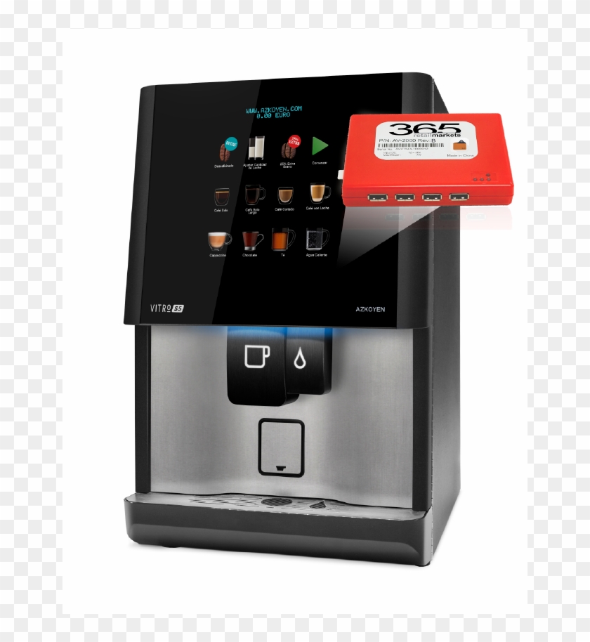 365 Retail Markets And Azkoyen Partner To Provide Connected - Espresso Machine Clipart