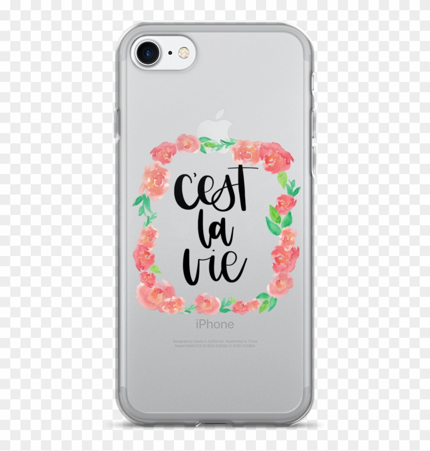 Transparent Iphone 7 Case With Design Transparent Background - Frenchie Iphone 7 Case Clipart