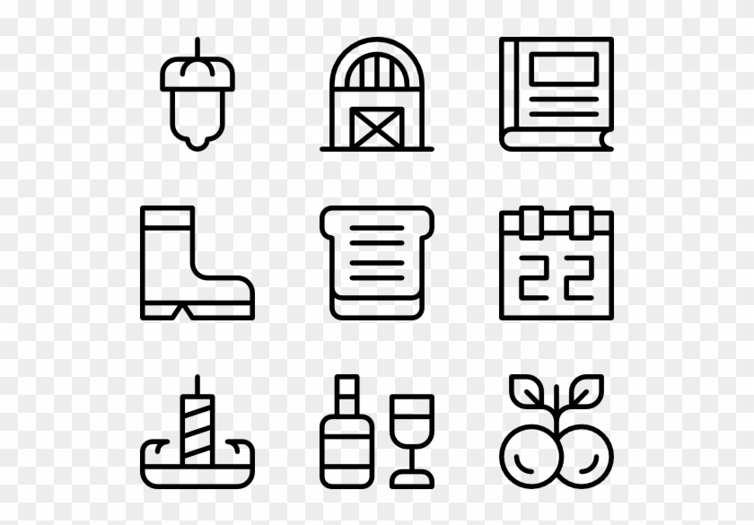 Thanksgiving Day - Manufacture Icon Clipart #3925253