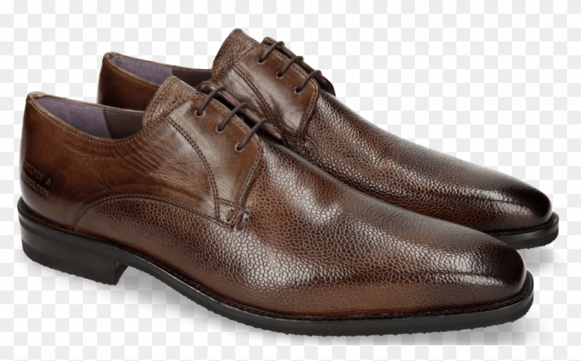 Derby Shoes Lance 8 Scotch Grain Chestnut - Melvin & Hamilton Clipart #3925326