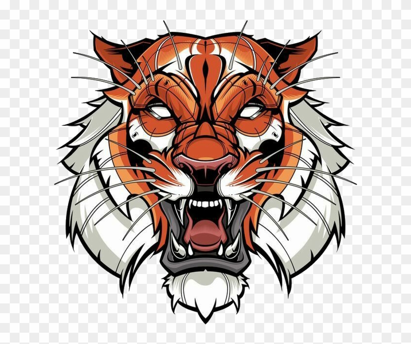 #tiger #tigre #cartoon #desenho @lucianoballack - Dibujo De Gorila Tatuaje Clipart