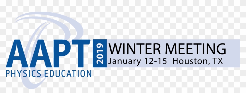 Aapt Winter Meeting 2019 In Houston, - American Association Of Physics Teachers Clipart