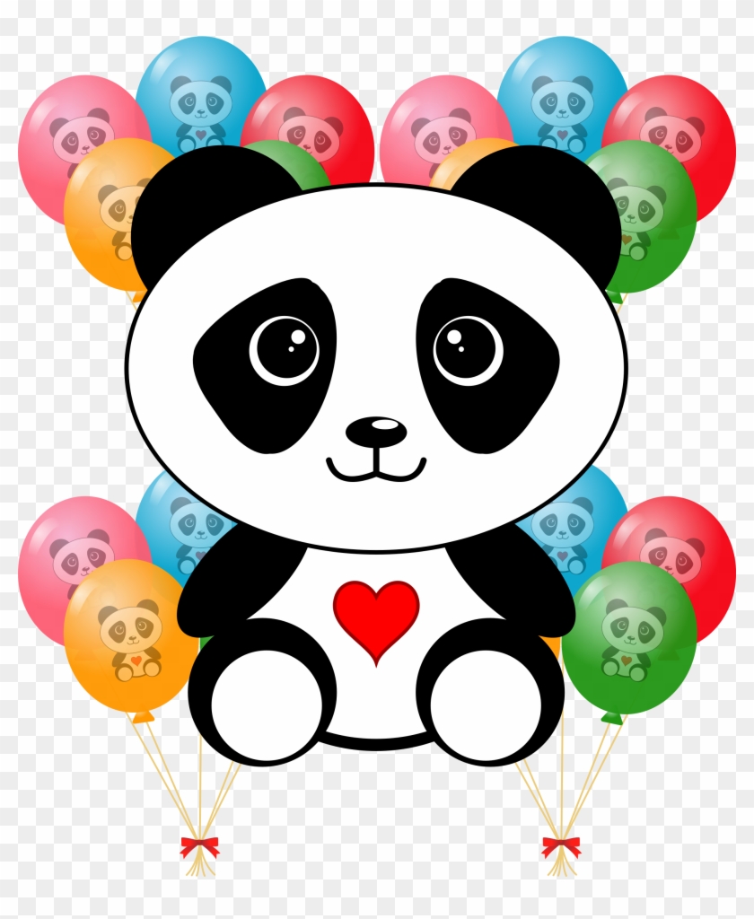 Clipart Toys Word - Cute Cartoon Panda - Png Download