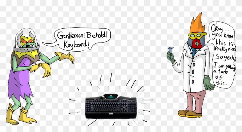 Zorak And Moltar From Space Ghost - Dr Weird And Steve Clipart