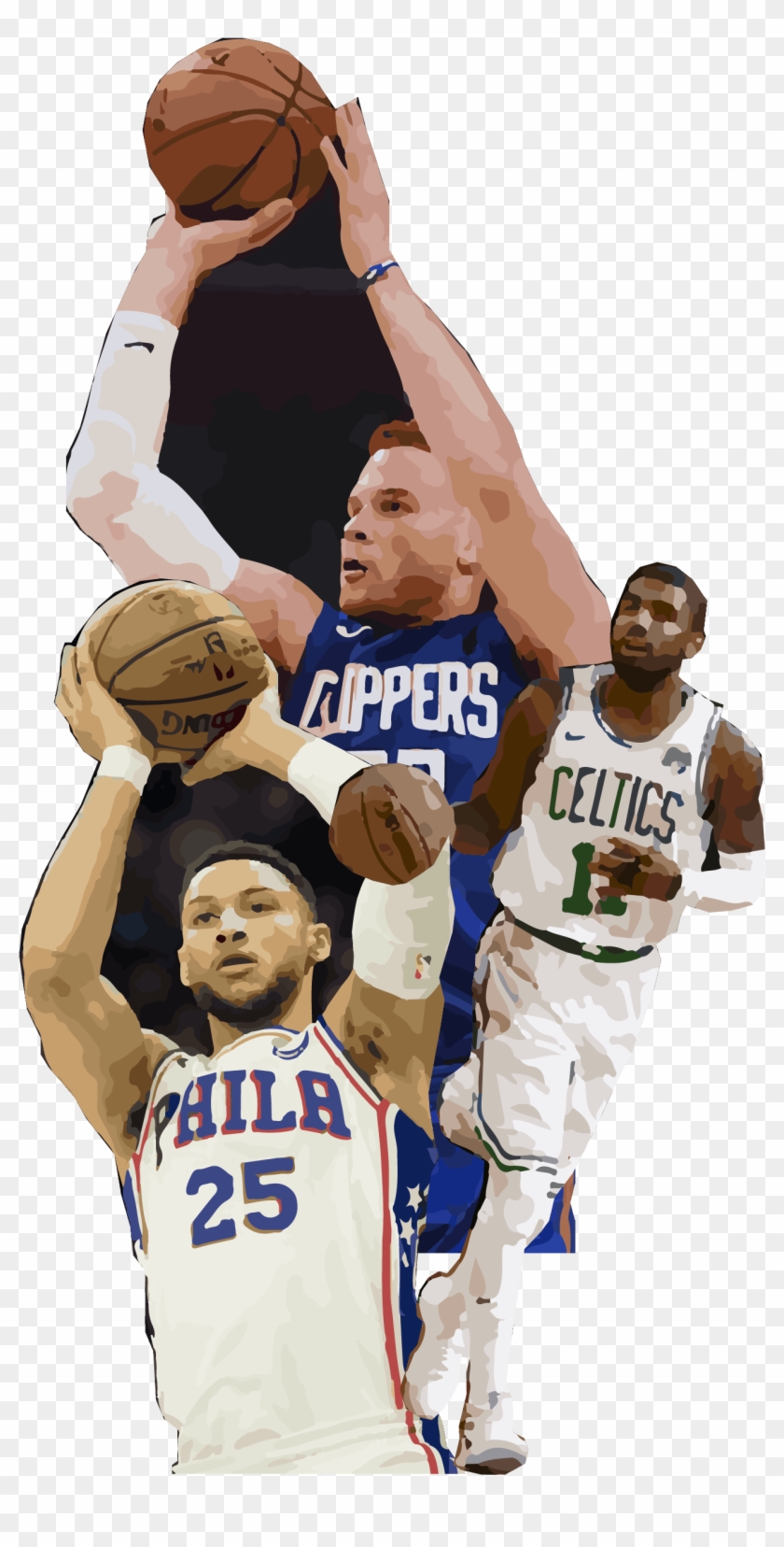 Can't Stop The Hype - Block Basketball Clipart