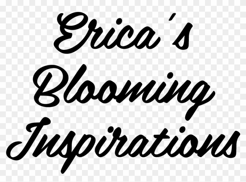 Erica's Blooming Inspirations - Belinda Font Free Download Clipart #3927047