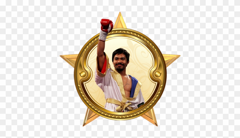 With The Able Help Of Legendary Trainer Freddie Roach, - Circle Frame Clipart