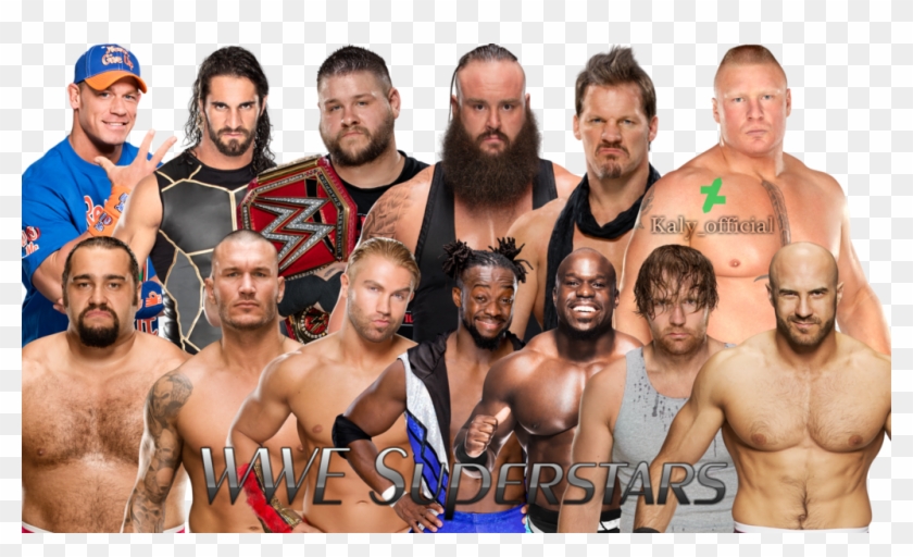 All The Wwe Superstars 2017 Clipart #3927400