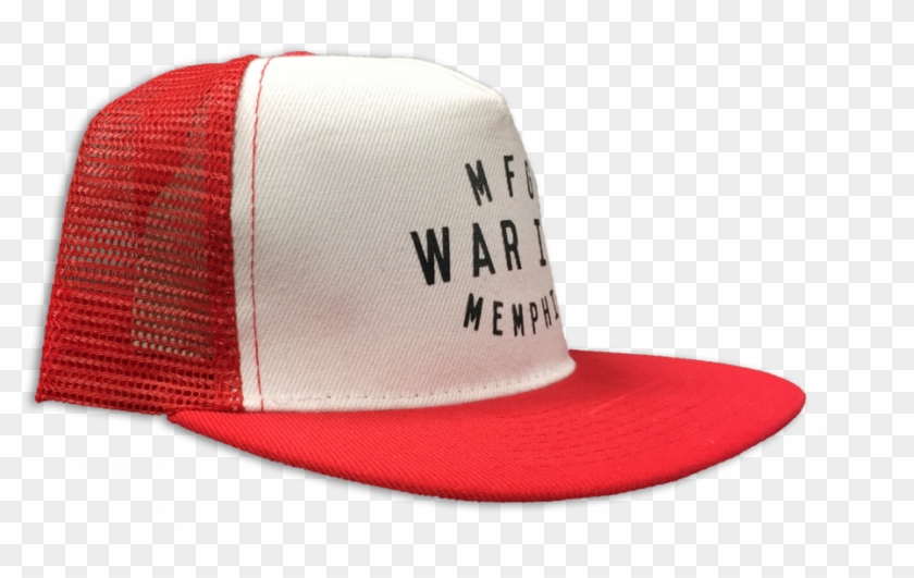 Mesh Snapbacks Red White Mesh Hat Clipart #3927941